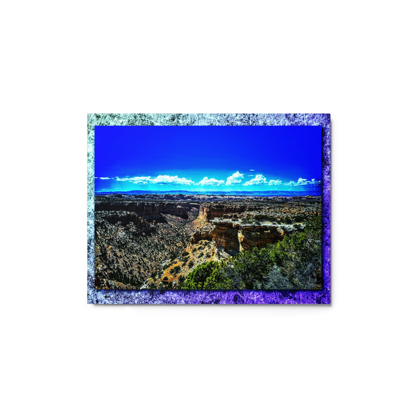 Glossy Metal Print - Vivid Trails #2