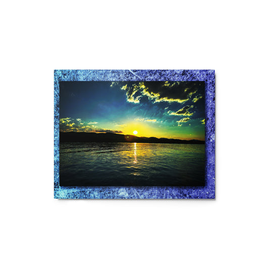 Glossy Metal Print - Vivid Trails #5