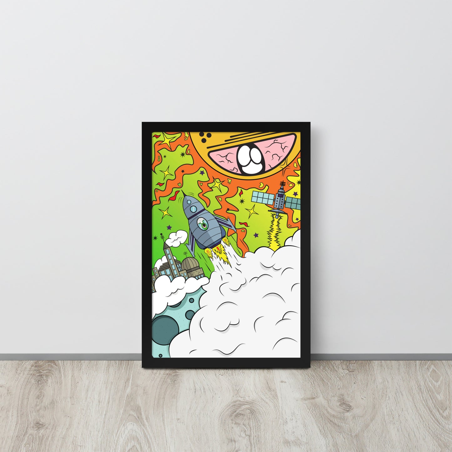 Framed Poster - Vaporous Voyage