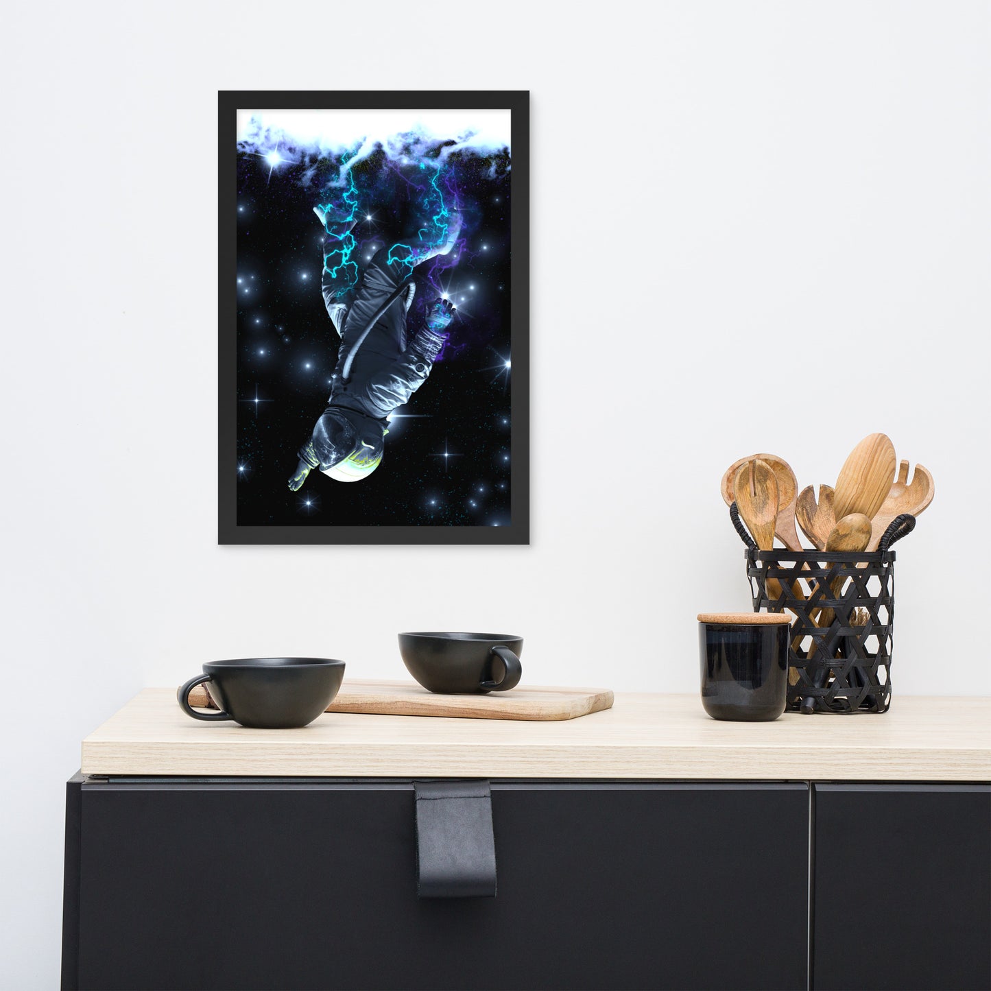 Framed Poster - Galactic Static