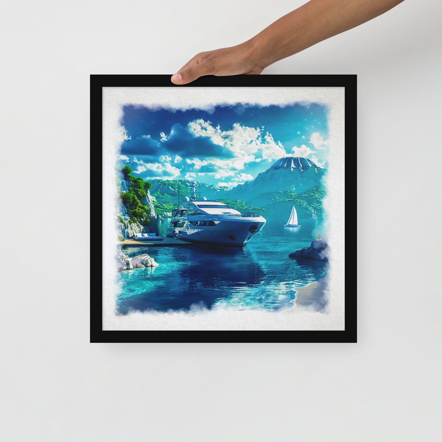 Framed Poster - Harbor of Dreams