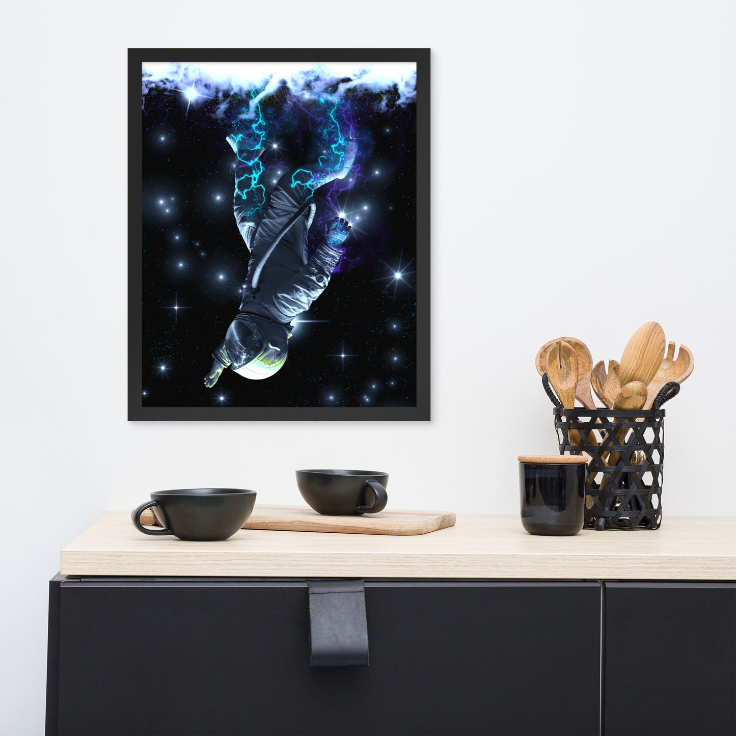 Framed Poster - Galactic Static