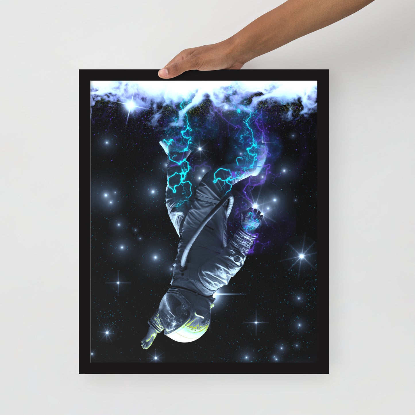 Framed Poster - Galactic Static