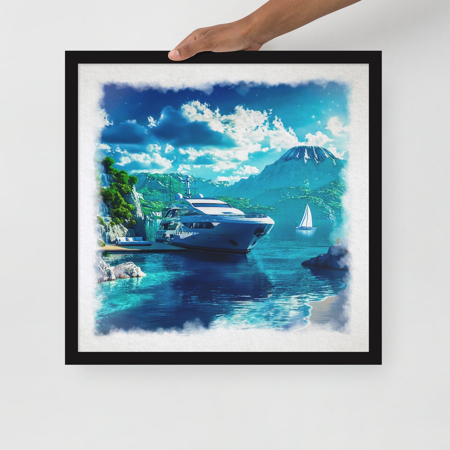 Framed Poster - Harbor of Dreams