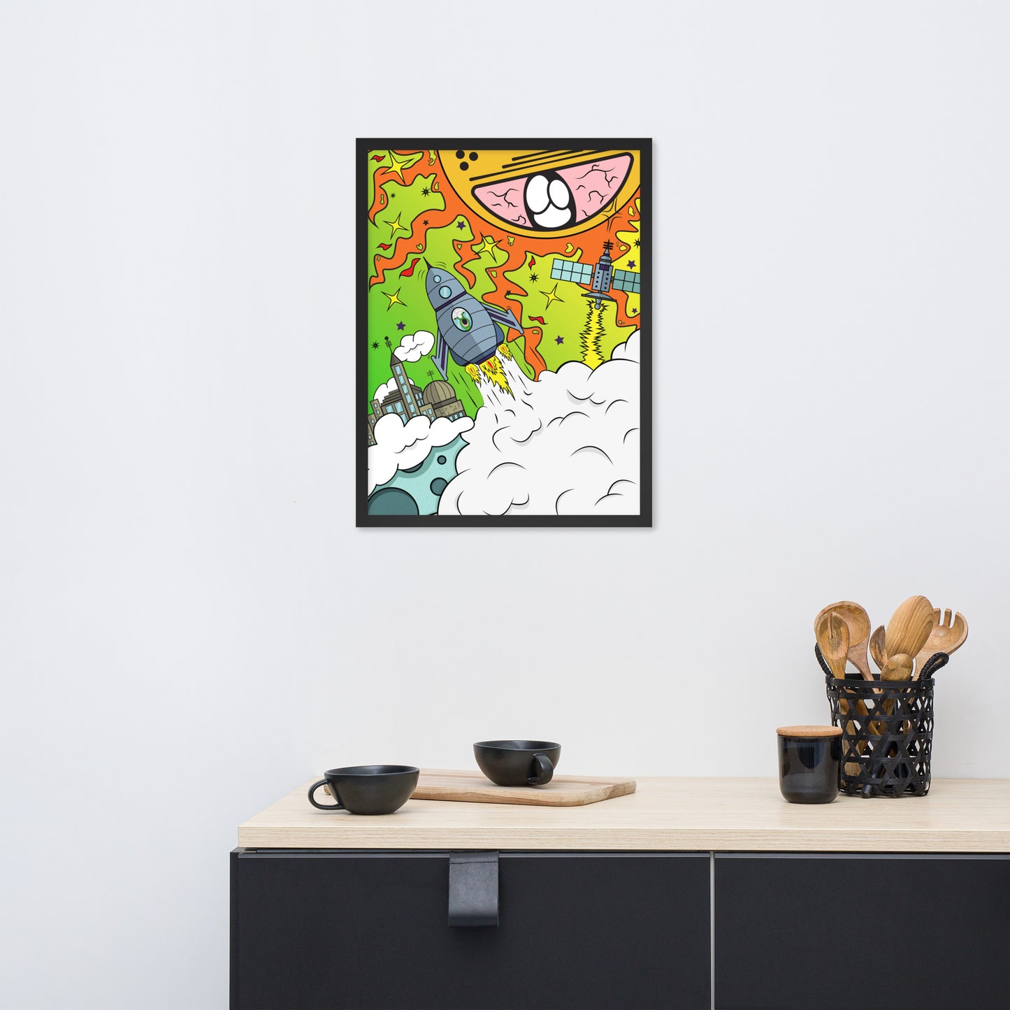 Framed Poster - Vaporous Voyage