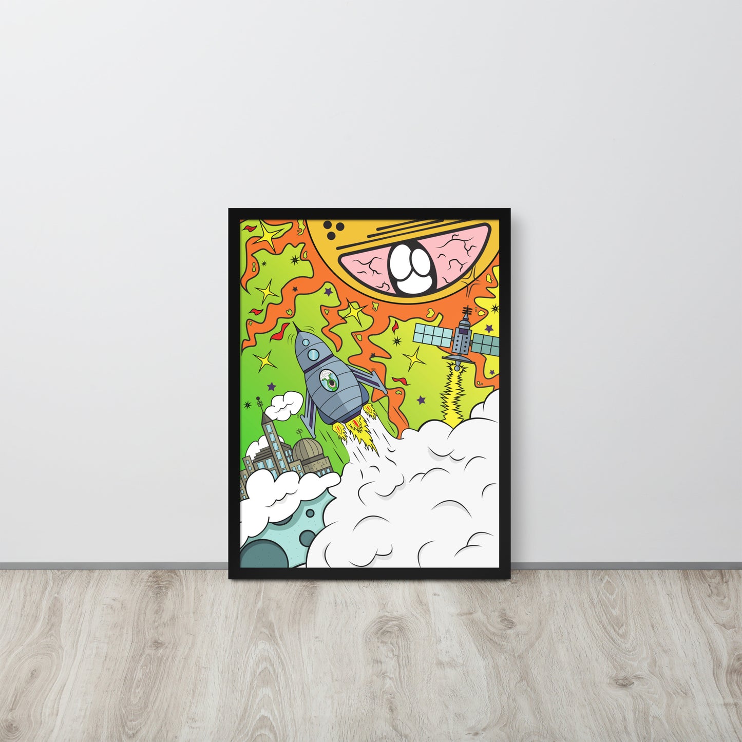 Framed Poster - Vaporous Voyage