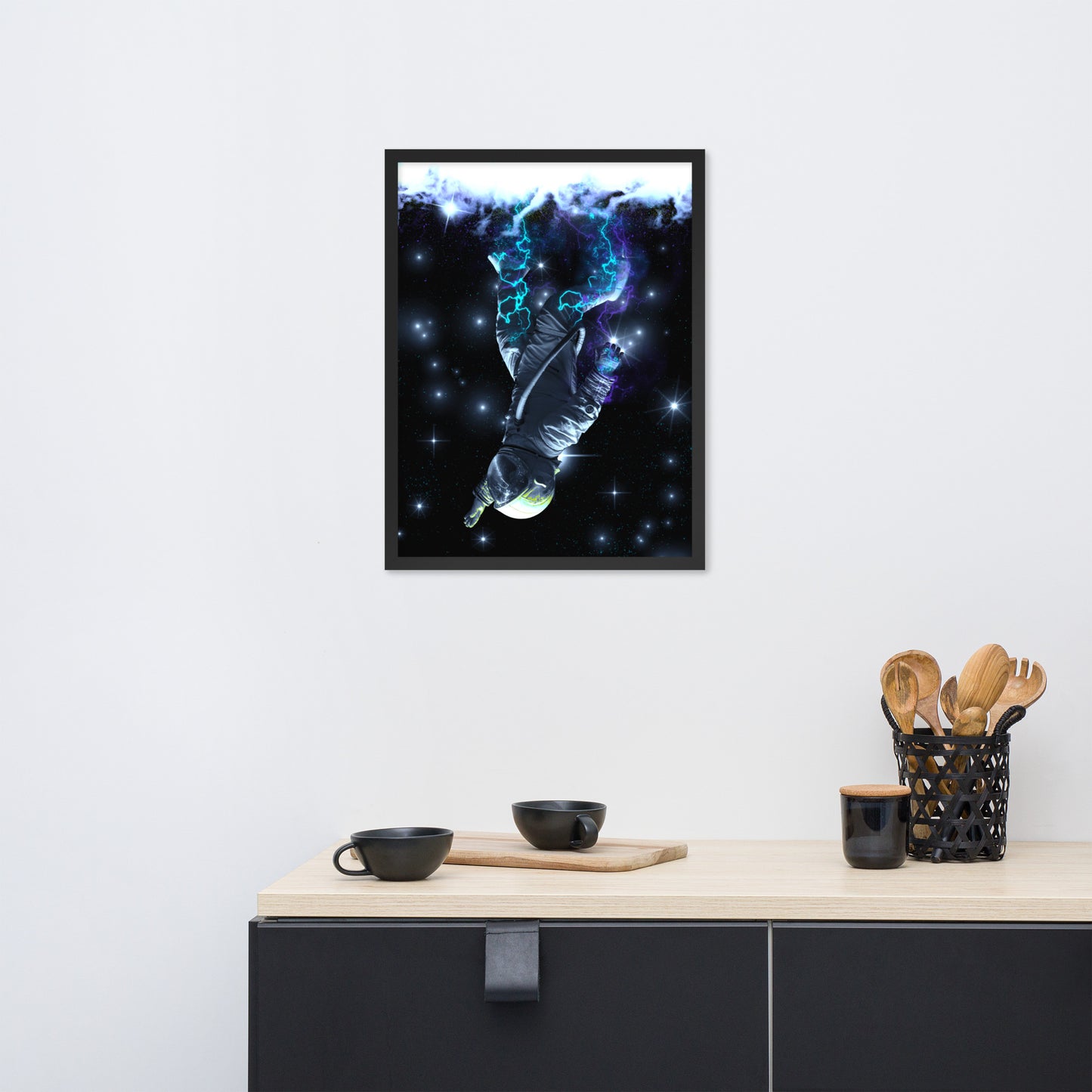 Framed Poster - Galactic Static