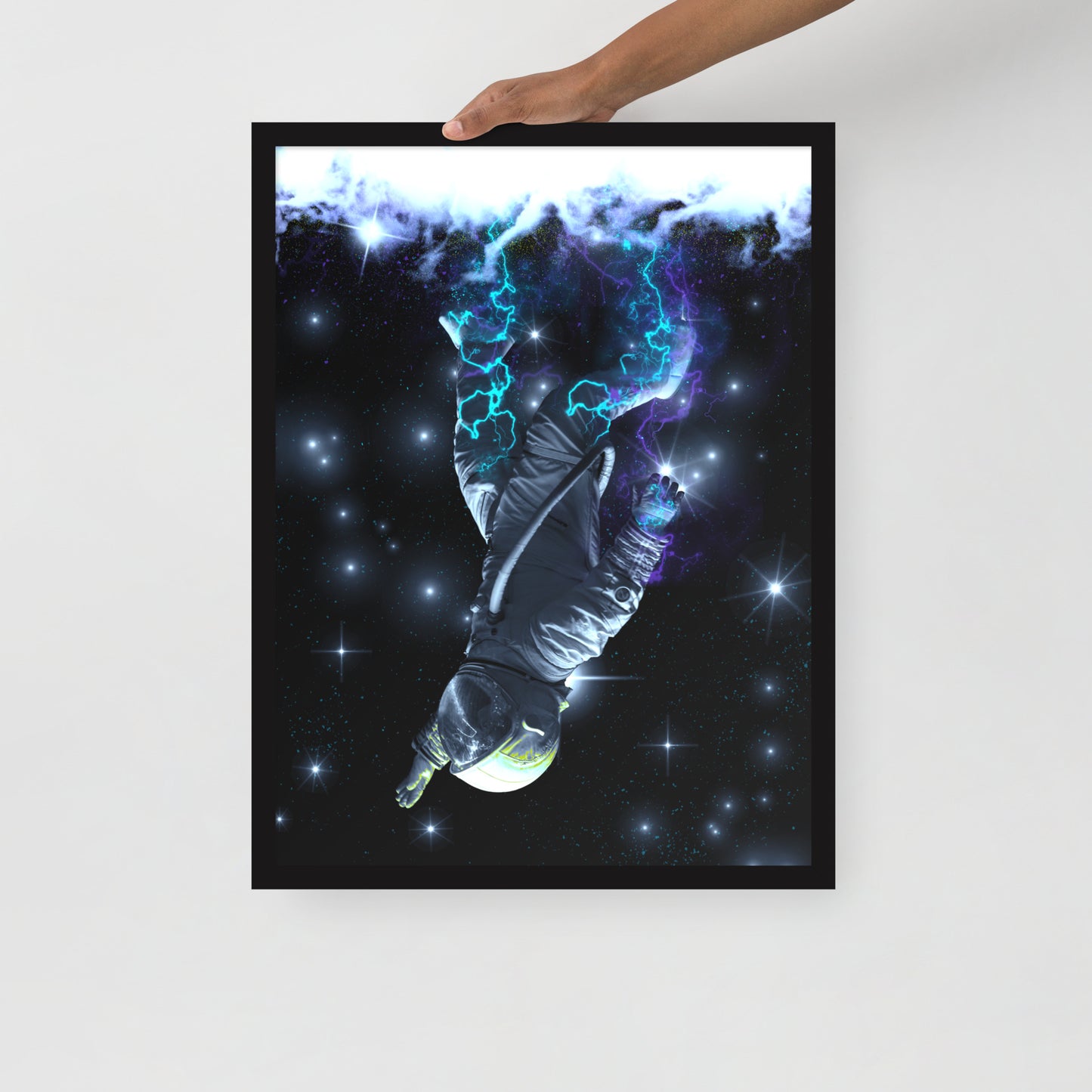 Framed Poster - Galactic Static