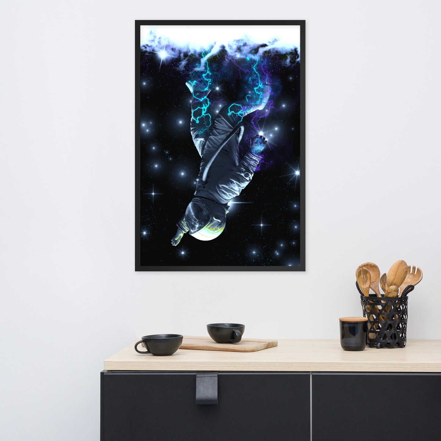 Framed Poster - Galactic Static