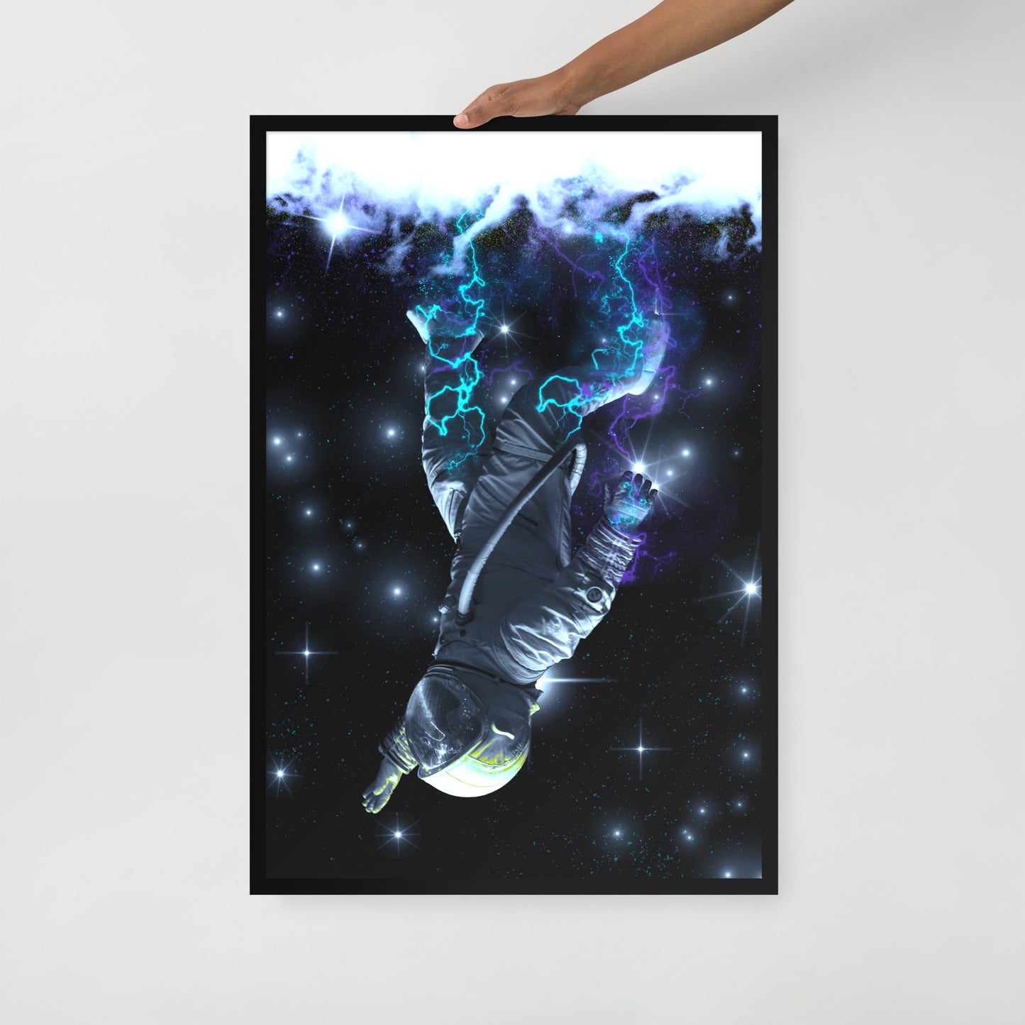 Framed Poster - Galactic Static