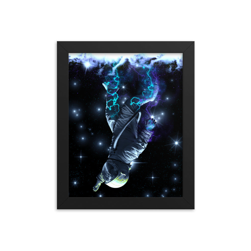 Framed Poster - Galactic Static