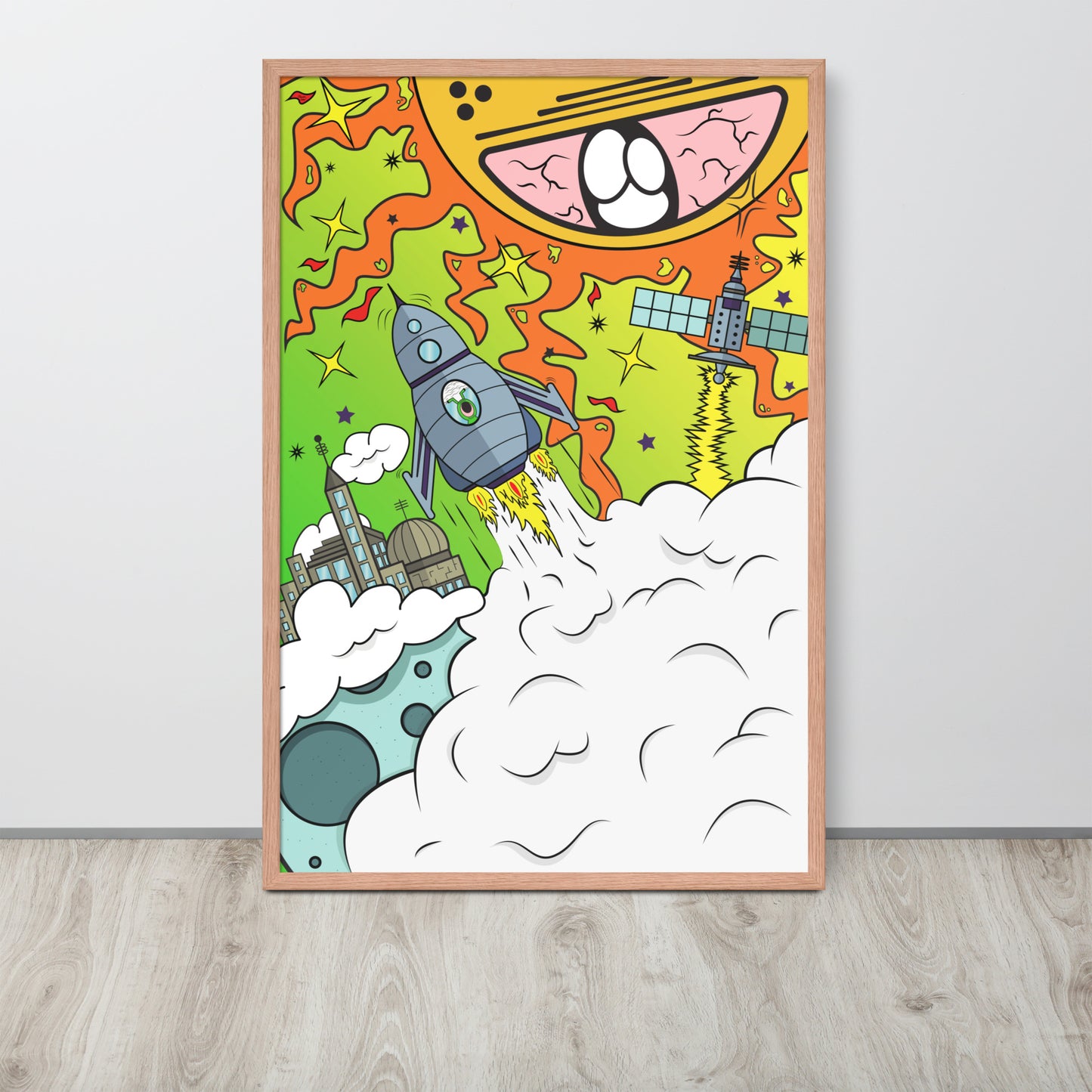 Framed Poster - Vaporous Voyage