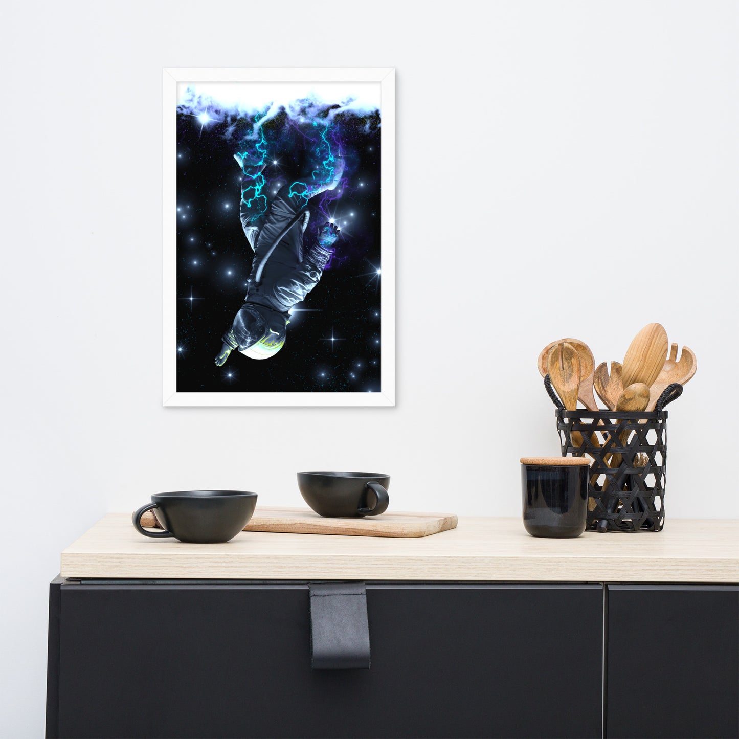 Framed Poster - Galactic Static