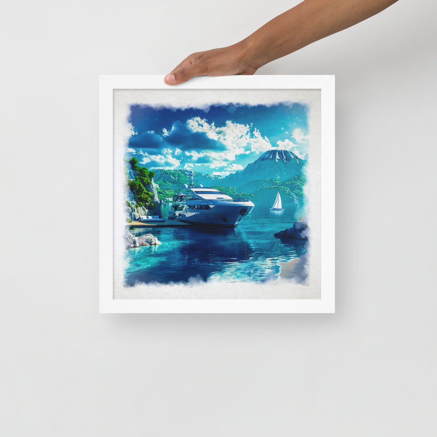 Framed Poster - Harbor of Dreams