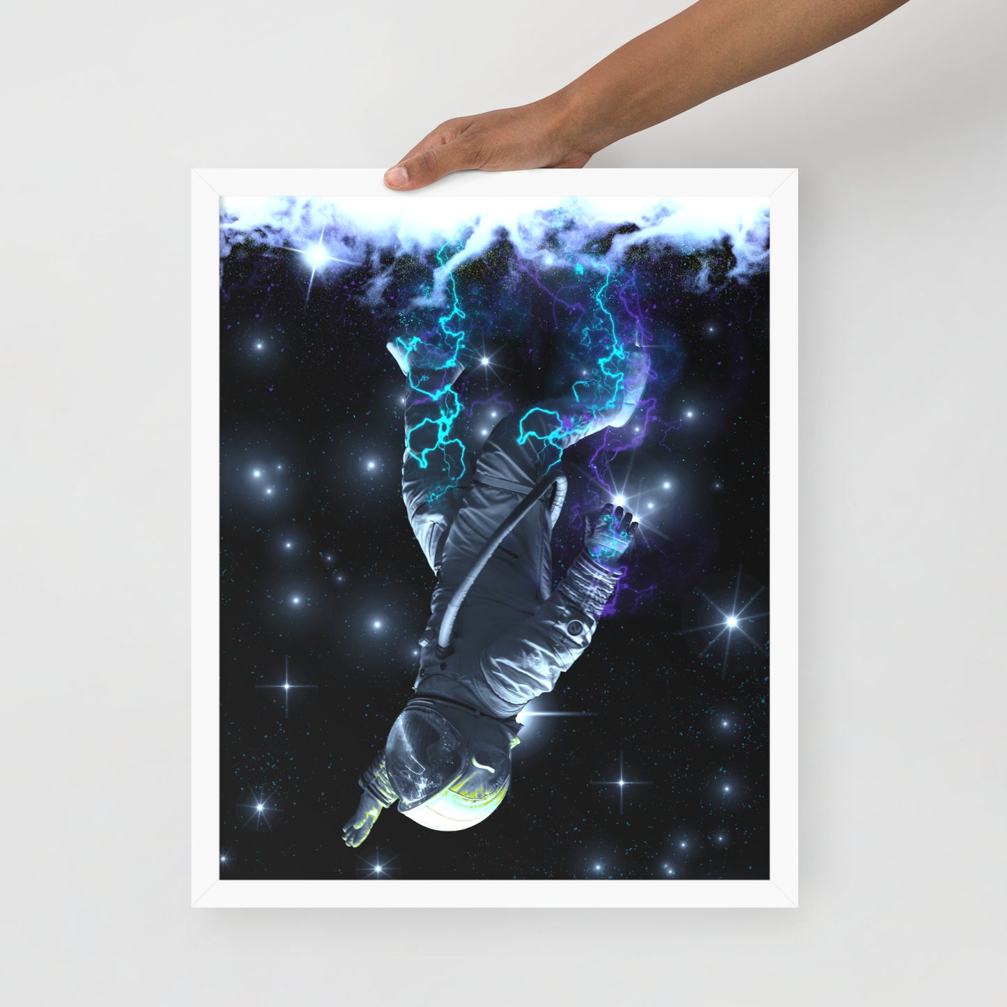 Framed Poster - Galactic Static