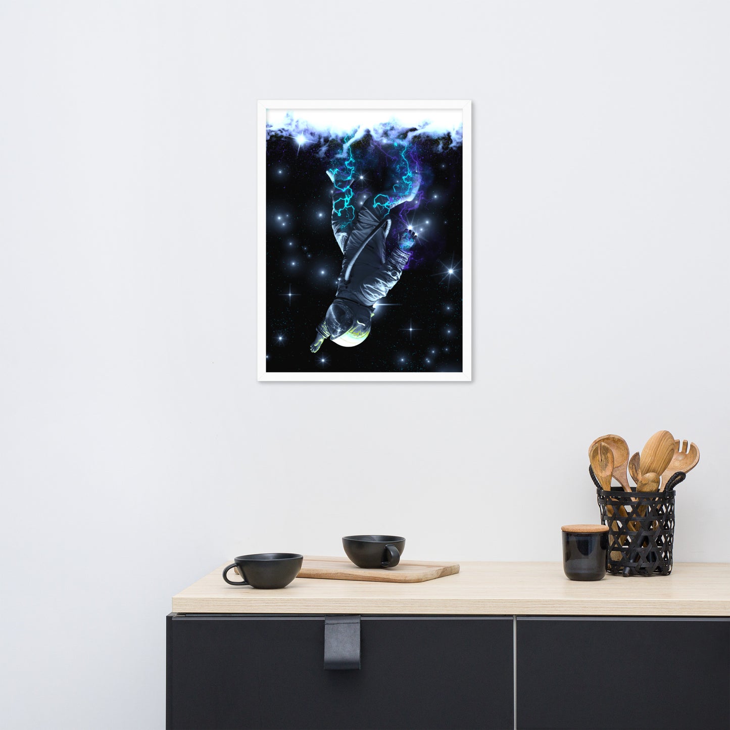 Framed Poster - Galactic Static