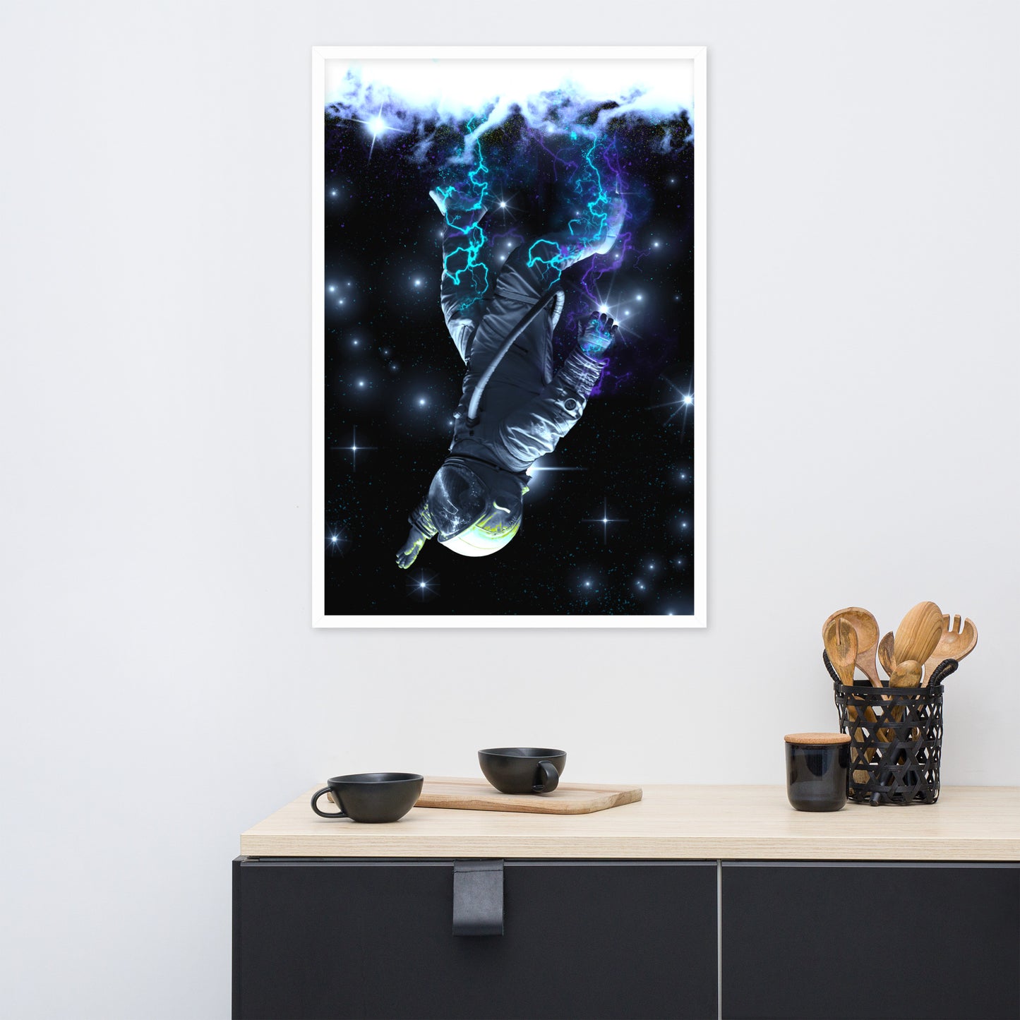 Framed Poster - Galactic Static