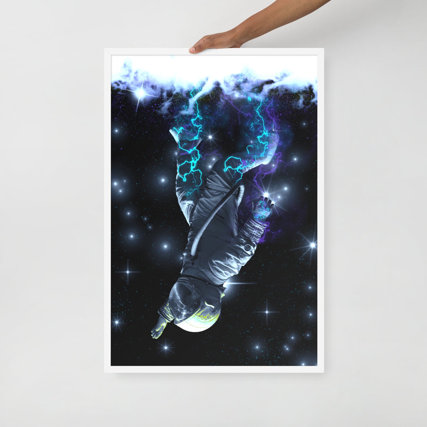 Framed Poster - Galactic Static